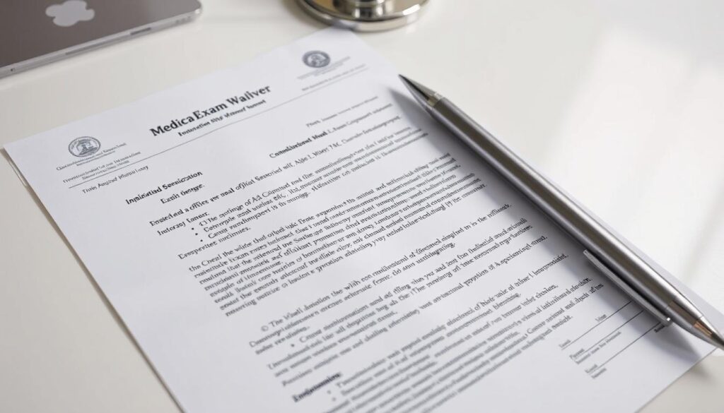 medical exam waiver