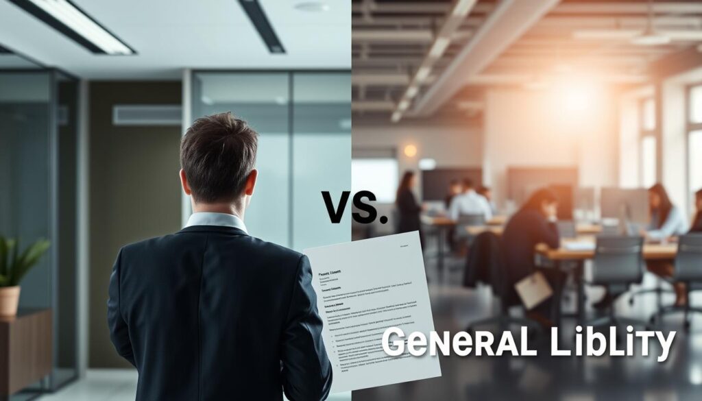 professional liability vs general