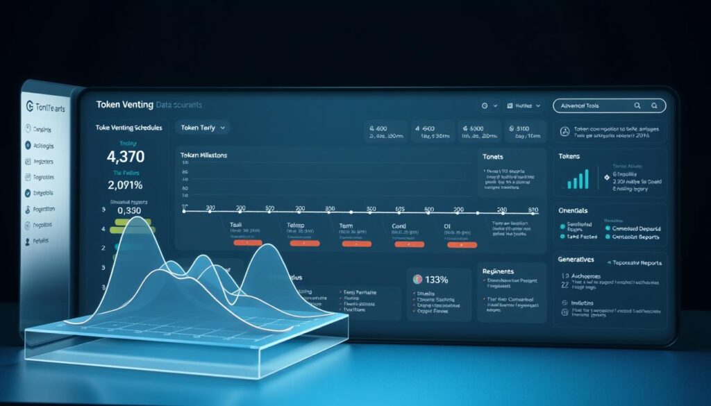 token vesting schedules analysis